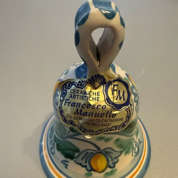 CERAMICHE ARTISTICHE Francesco Manuelle (Artist/Brand Name) Bell - Picture 2 of 8